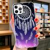 Retro Feather Dreamcatcher Cover Phone Case For iPhone 16 17 Air 15 14 Pro Max 16E Phone Case 13 Mini 12 11 7 SE 8 Print Pattern
