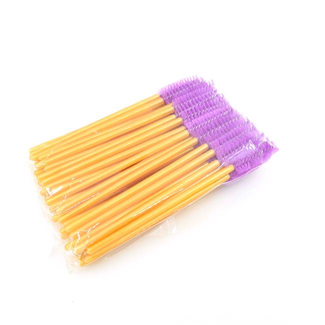 Disposable Mascara Wand Custom Crystal Disposable Mascara Lash Brush and Spoolies Lash Brushes