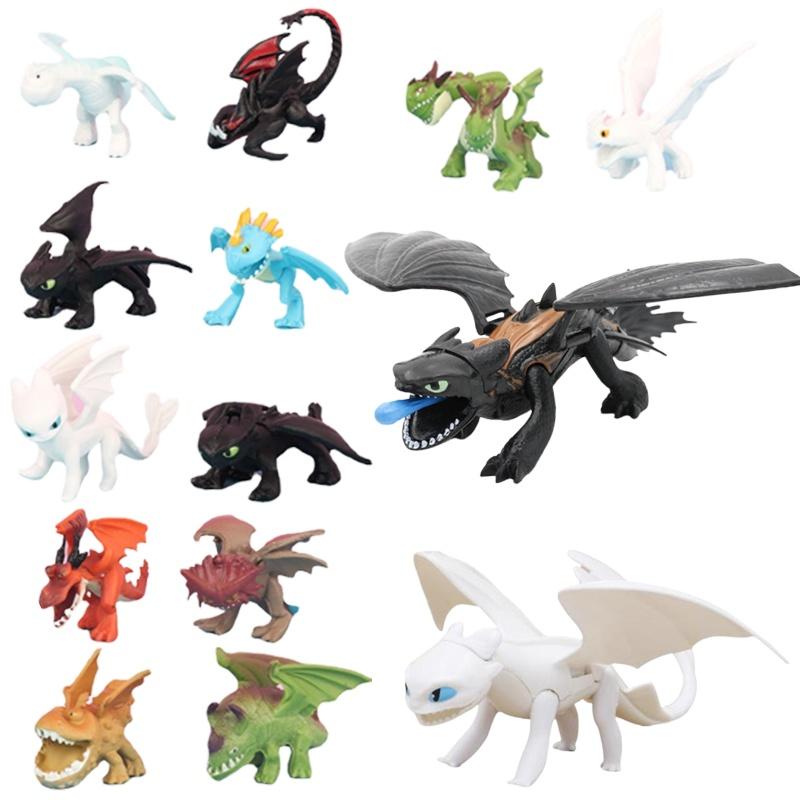 Dreamworks Dragons Figure Collection Mini Toothless Set For Kids And Dragon Trainers Aged 4 And Up