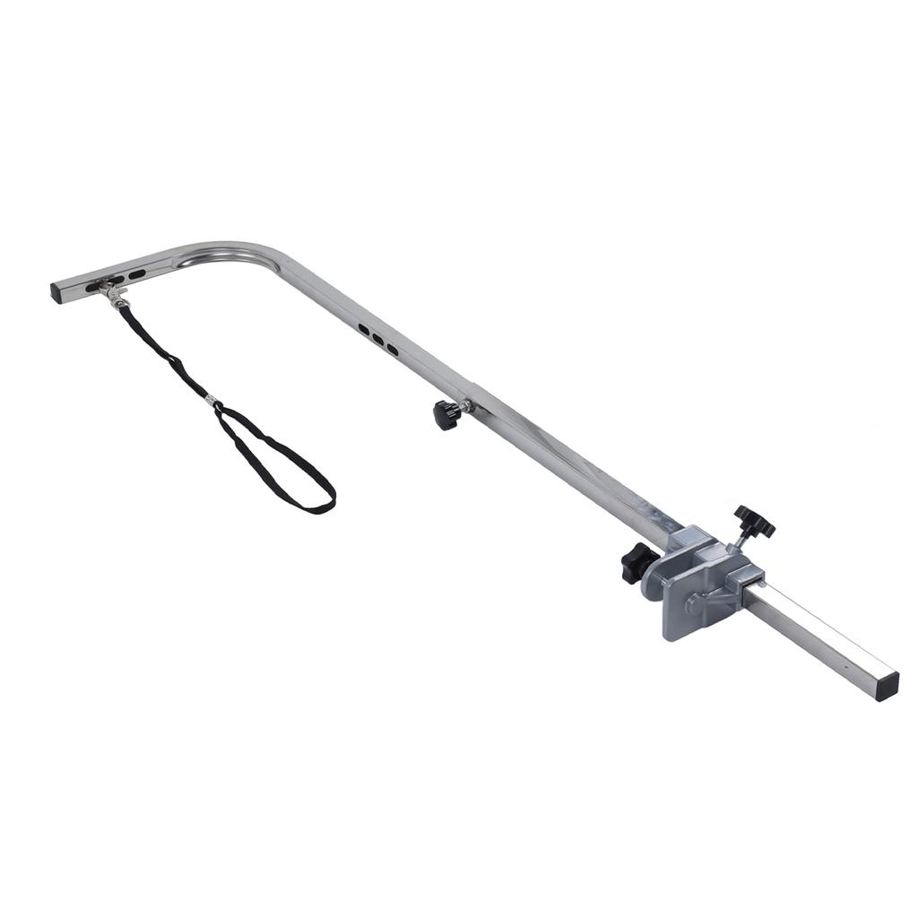 Pet Grooming Arm Multipurpose L Shaped Foldable Stainless Steel Bracket Dog Grooming Table Arms for