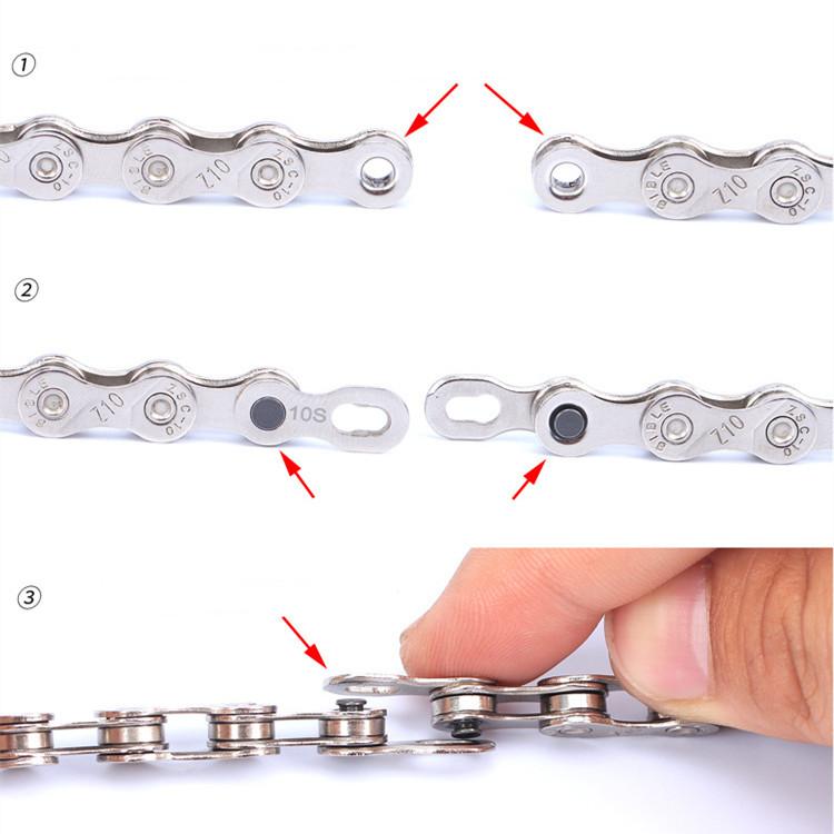 Mountain Bike Bicycle Chain Quick Release Buckle Magic Buckle Removal Installation Wrench Tool