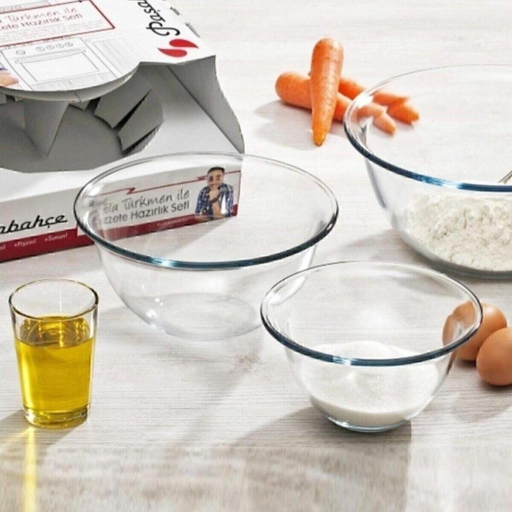 Glass Meal Prep Set Bowl Mixing Bowl Home Kitchen