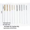 12" Pipe Brush Set with Copper & Stainless Steel Wire for Rust Removal & Polishing