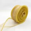 1 Roll Diy Bow Bouquet Voile Ribbons 4X900Cm Fishtail Organza Ribbon Reflective Iridescent Wavy Edge Ribbon For Gift Wrapping