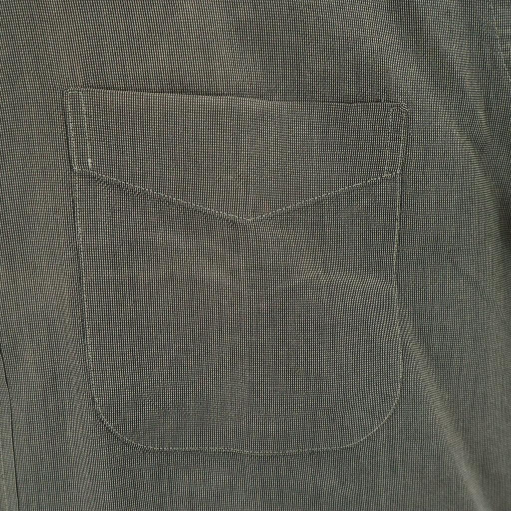 Givenchy 90s Made In Japan Old Long Sleeve Cotton Shirt 48 Gray Men's Used