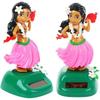 Solar Hawaiian Dance Figure Car Dashboard Toy Lovely With Solar Panel Shaking Head Doll Dancing Figure Toy For Bedroom Family