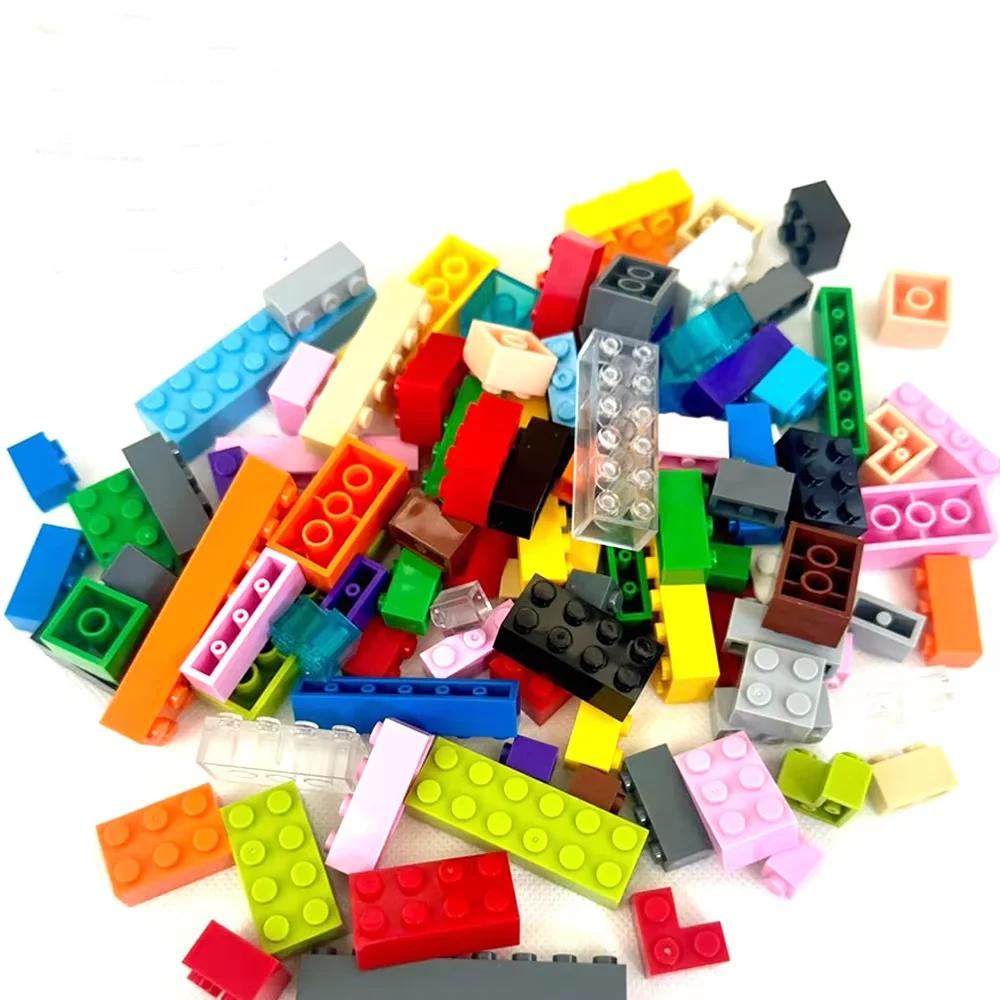 104Pcs Mixed Thick Figure Building Blocks 12 Size 16 Colors MOC Bricks Creative Toys for Children 6-12y