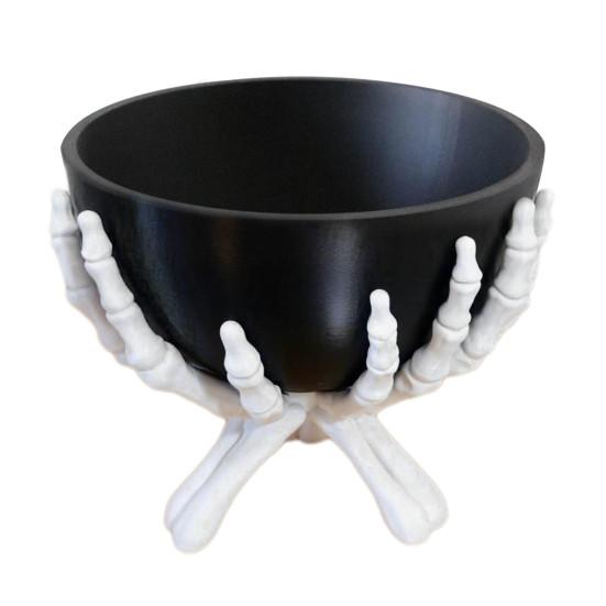 Skeleton Hand Bowl Removable Black Bowl Multifunctional Gothic Decoration Horror
