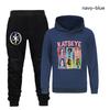 KATSEYE Retro Clothes Kids Fashion Beautiful Chaos Hoodie Pants 2pcs Set Toldder Girls Outfits Boys Tracksuits Children's Sets