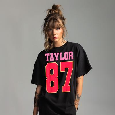 Taylor 87 Eras Tour Tričko UK Koncert Unisex Dámské Nadměrné Tričko Top