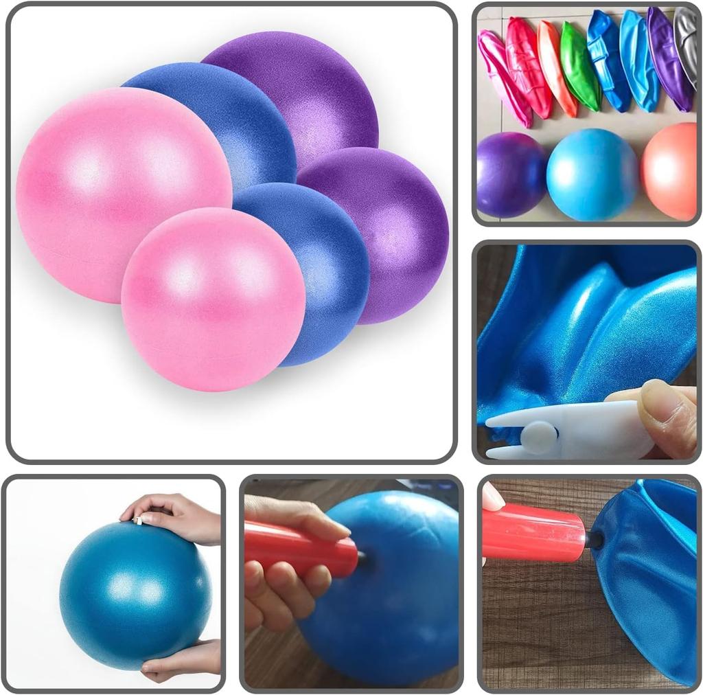 Huang Yem Soft Ball for Kids Mini Rubber Vinyl Yoga Exercise Indoor Outdoor Practice
