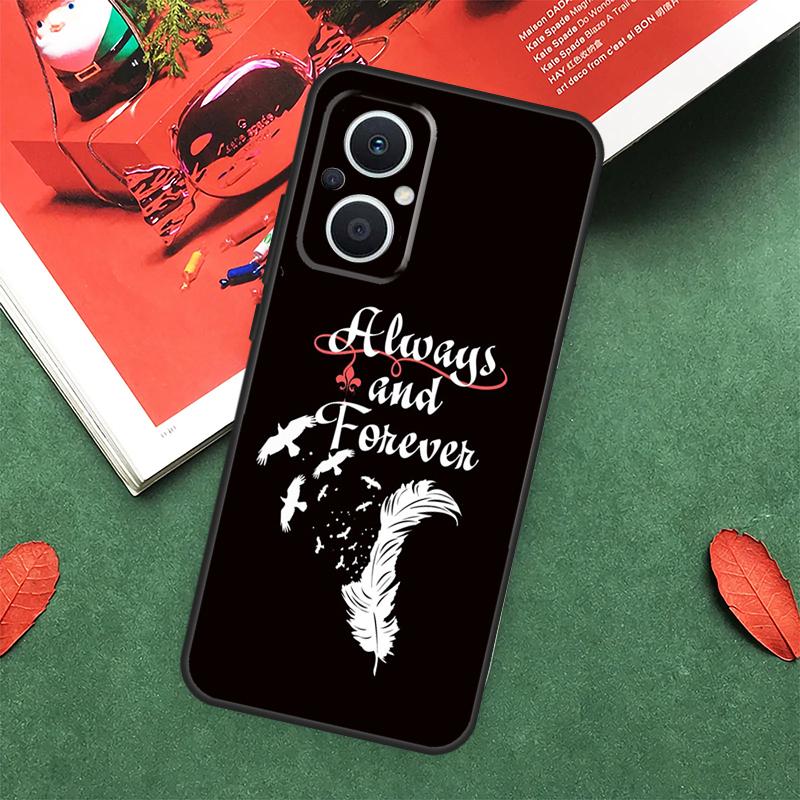 The Vampire Diaries Always Forever Case For OPPO Reno 13F 14F 12F 11F 12 11 10 14 Pro 8T 8 Lite OPPO Find X9 X8 X6 X5 Pro Cover