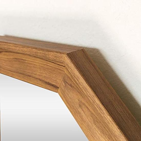 Paradeck Prologue Octagonal Stand Wall Small W187 X H187 X W182 X H182 X & Mirror, (PGA), Natural. Size (PGA) Approx. D32mm. (PGC) Approx. D29mm.