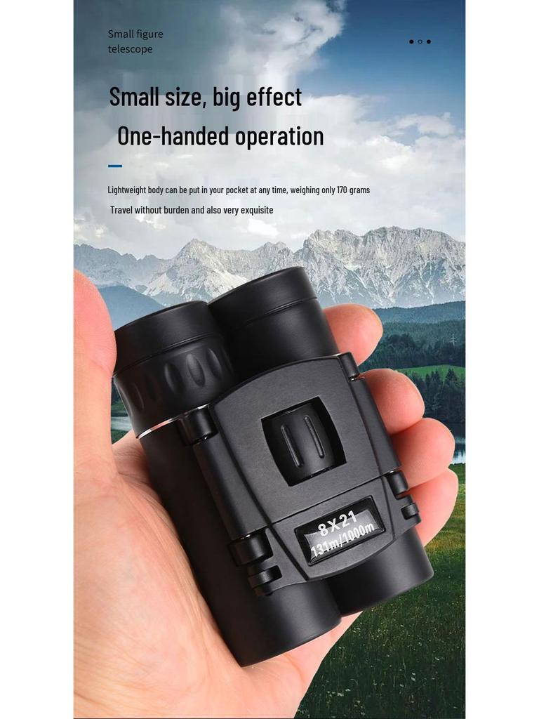 High-Power HD Night Vision Binoculars: Portable Outdoor Telescope for Adults & Kids
