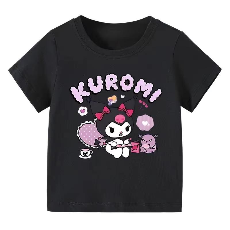 2026 Summer Kolumi Sweet Image Theme 100 Cotton Printed Extra Large TShirt for Adults Children ParentChild S