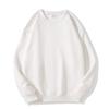 Europe and the United States new autumn and winter crew neck sweater women's top long sleeve white solid color loose girls spring and autumn models 