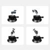 4.5 Inch Camera Suction Cup Mount with 360 degrees  Rotatable Ballhead Arm Bracket 1 4 Inch Screw 3kg Load Capacity