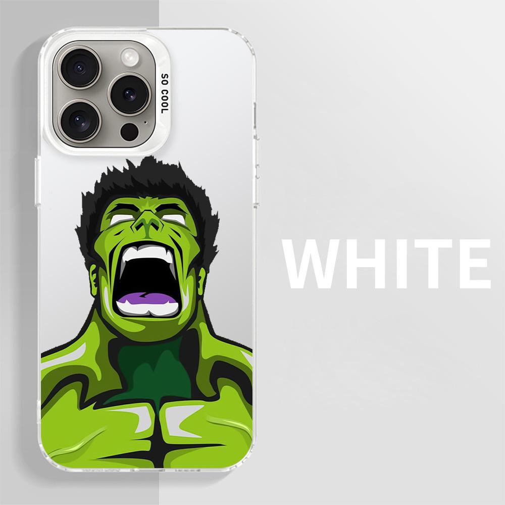 Hulk Hawk Silver Cross-Border Phone Case for iPhone 15, 14, 13, 8, 1