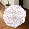 1PC beauty makeup Automatic Open/Close Umbrella with Windproof, 8-Rib Sturdy Canopy, Durable Ribs, Fashionable Design1306A