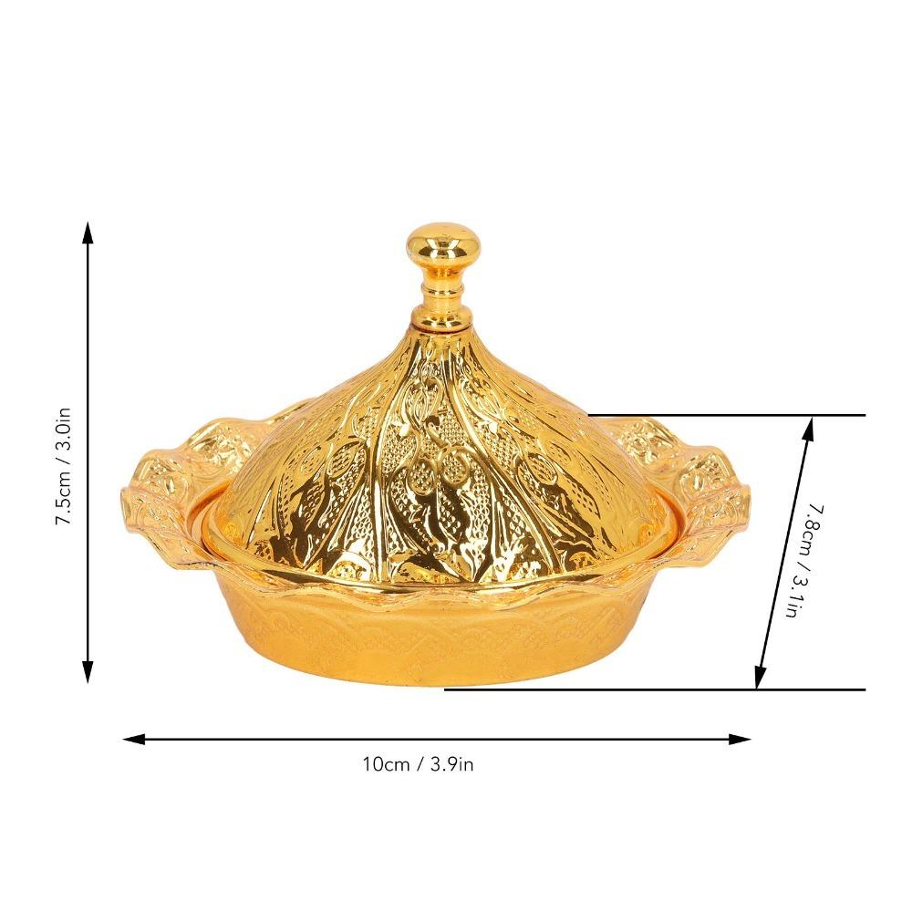 Zinc Alloy Vintage Sugar Bowl With Lid Turkish Sugar Bowl Zinc Alloy Sugar Bowl Wedding Decoration