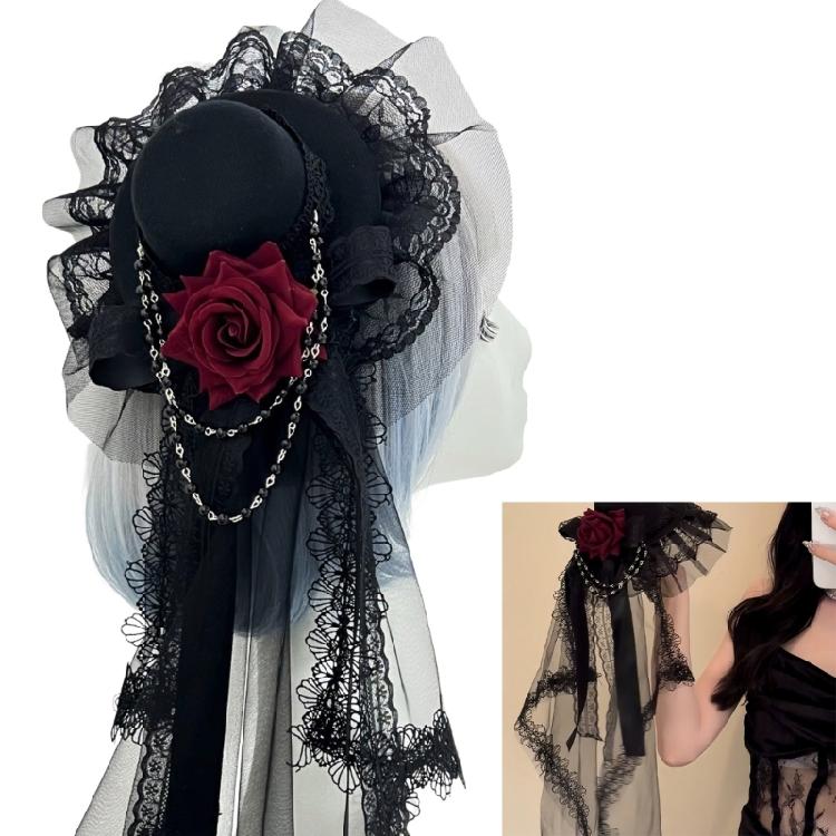 Classical Rose Pattern Hair Accessories Resin Plastic Barrettes Securely Hold Headpiece Props For Active Adults Girls