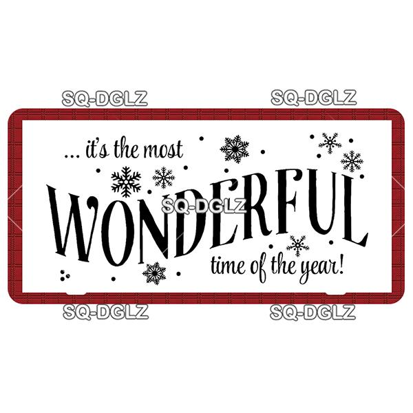 Christmas Vintage Metal Sign Welcome Tin Sign Vintage Door Decor Man Cave Plaque Home Decor Bar Sign Friend/Family Gift