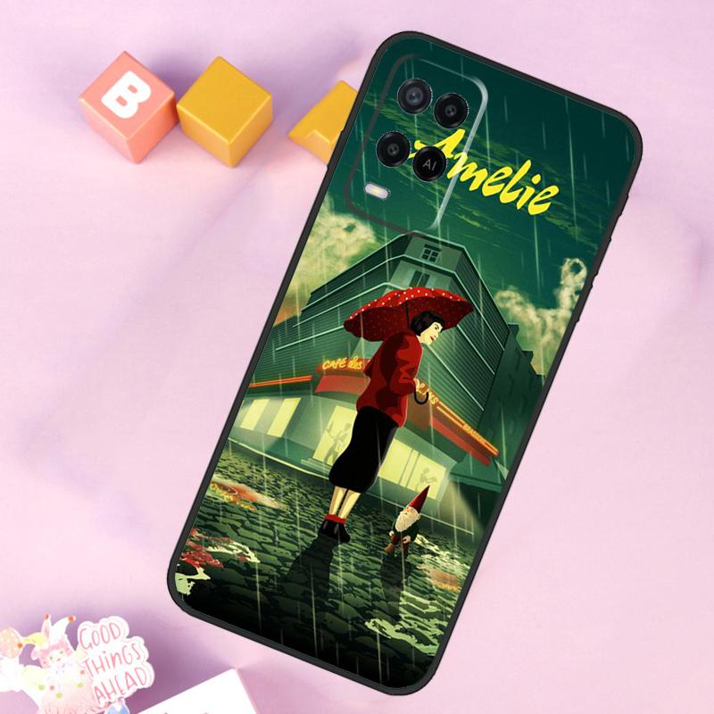 Amelie Poster Classic France Movie Case For Oppo A6 A5 Pro A15 A16 A76 A96 A17 A57 A98 A58 A78 A18 A38 A54 A74 A94 A40 A60 A80