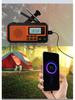 Multifunctional Solar Hand-Cranked Emergency Radio with Flashlight and Power Bank
