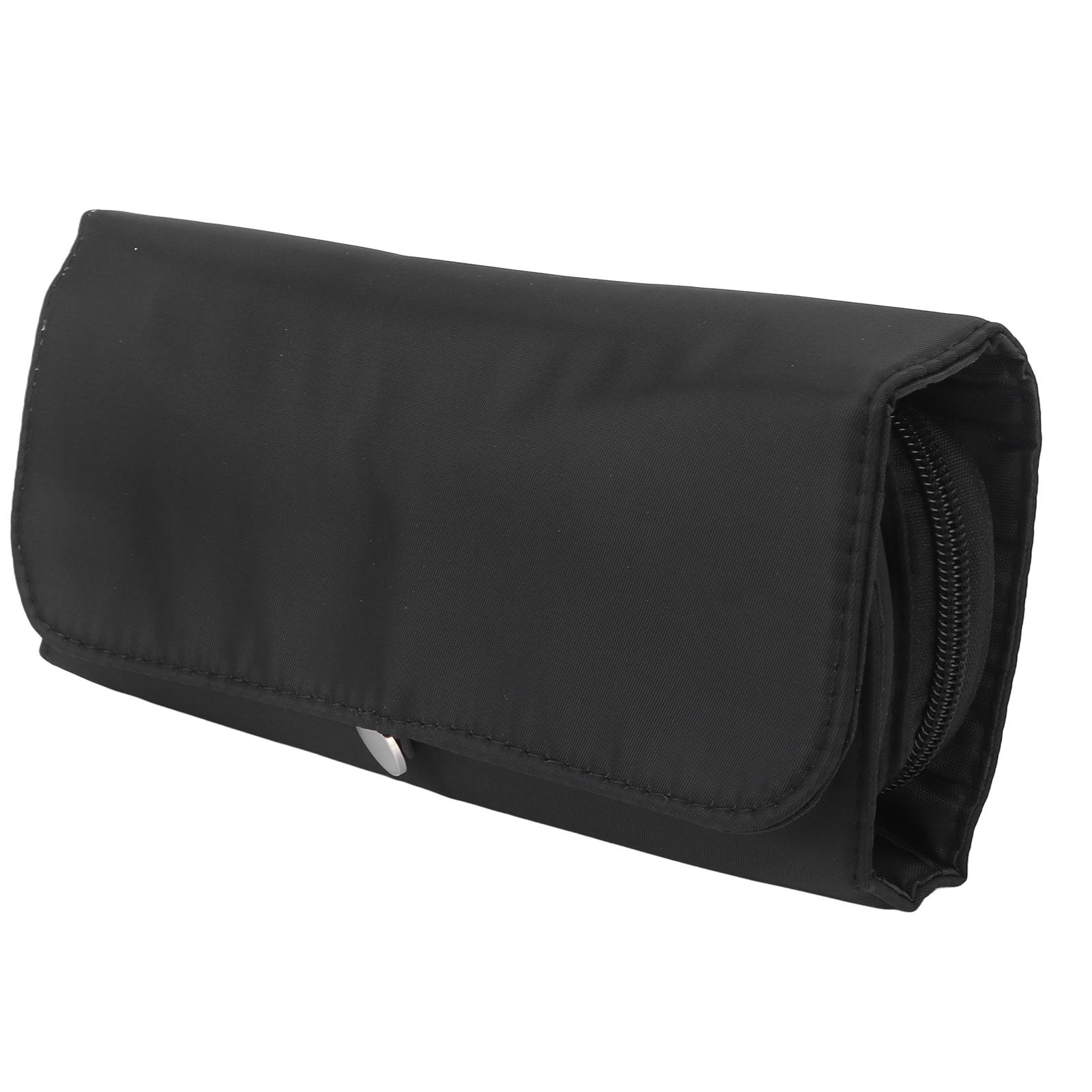 

Косметичка для хранения складных кистей Органайзер пыленепроницаемая косметичка большой емкости дорожная сумка черная