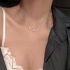 S925 Sterling Silver Flower Necklace for Women: Elegant, Simple, Girly Style with a Unique Design