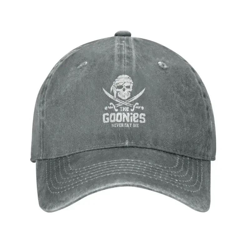 Custom Fashion The Goonies Skull Pirates Baseball Cap Adjustable Unisex Cotton Movie Film Dad Hat Sun Protection Snapback Hats