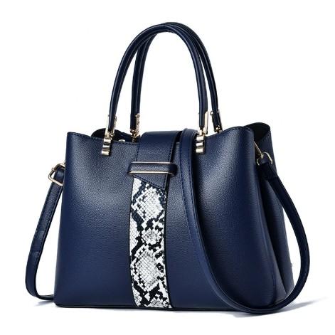 Handing Tassel Ornament Handbags Trendy Patchwork Color Shoulder Bag for Women Middle Totes Purse Office Lady Crossbody Bags