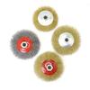 100/115/125mm Disc-shaped Steel Wire Wheel For Angle Grinder Bench Grinder Rust Removal Polishing Cleaning Paints