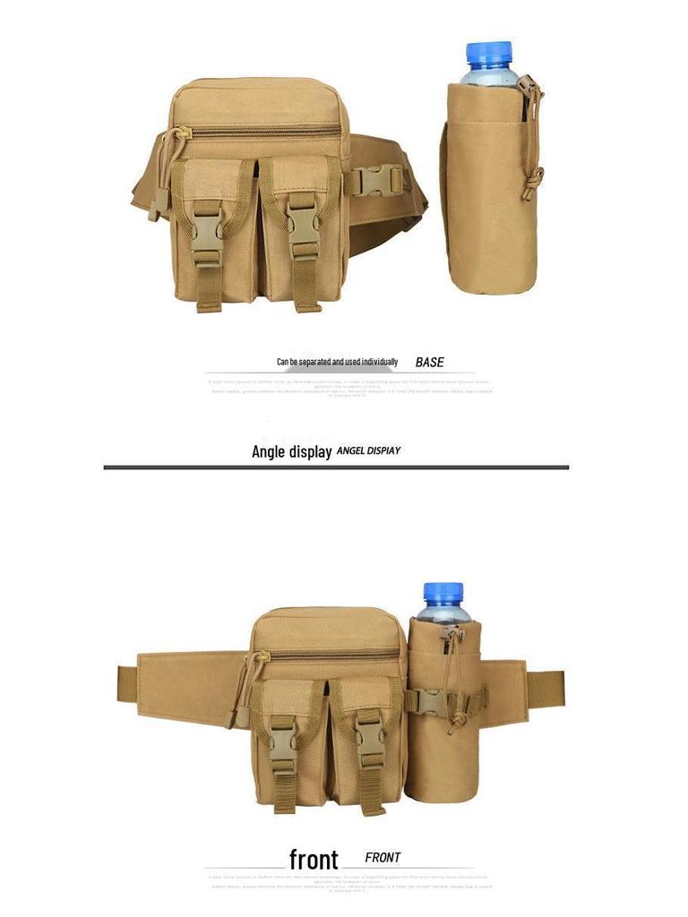 Cycling & Travel Waist Bag: Tactical Water Bottle Carrier and Chest Bag for Men & Women