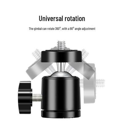 360° Rotating Mobile Streaming Tripod Stand with Multifunctional Clip