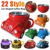 Creative Double-layer Car Shaped Coffee Mug Stainless Steel Durable Handmade Automotive Mug Office Water Cup Car Fans Gifts