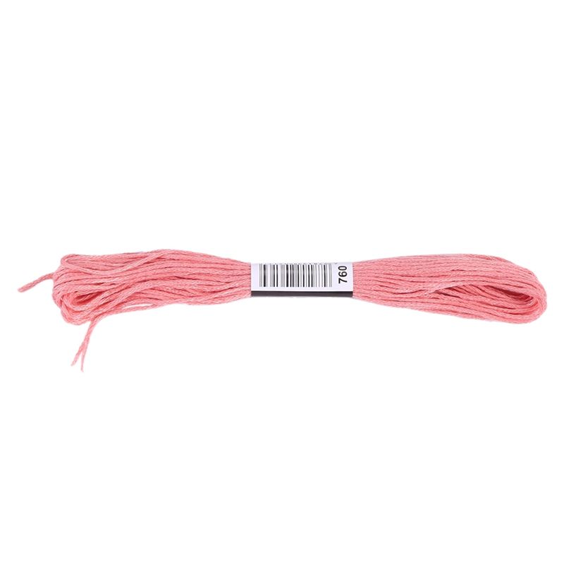 ABUL-100 Skeins Embroidery Floss Cross Stitch Thread Bracelet String With Needles For Friendship Bracelet