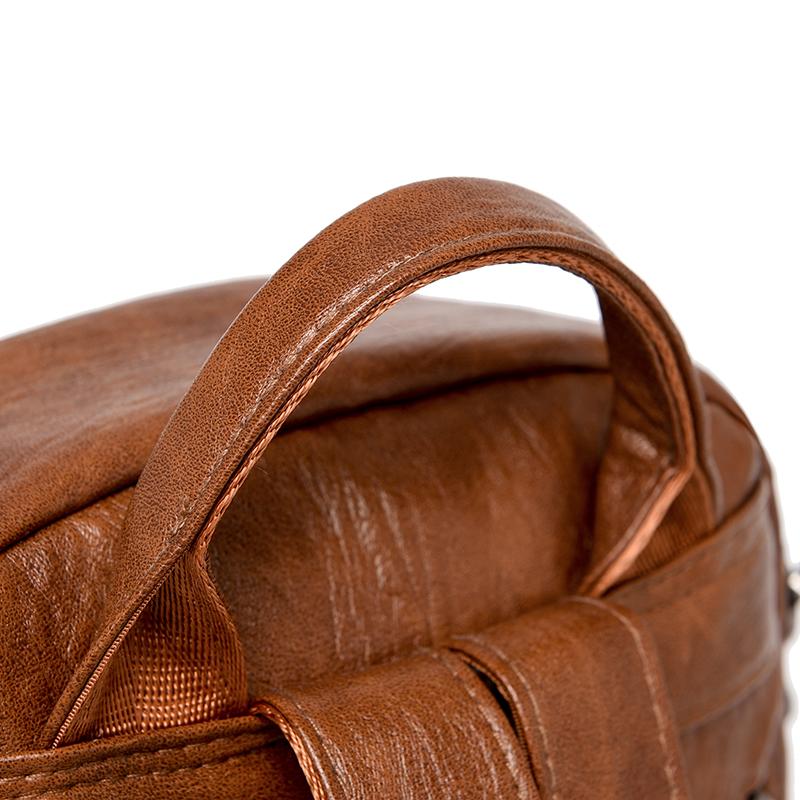 Soft Leather Backpack Women's Large Capacity Backpack Travel Bag