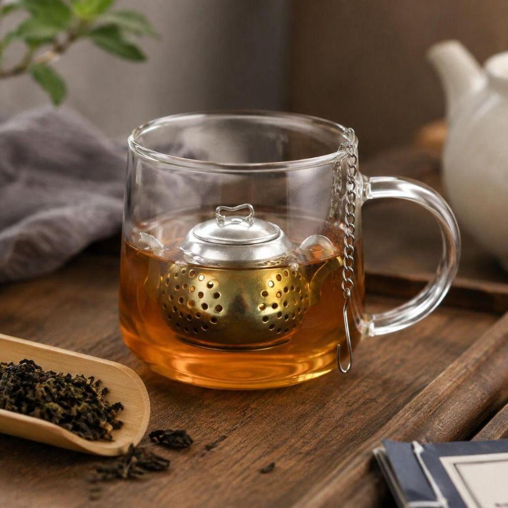 Fine Mesh Tea Strainer Stainless Steel Loose Leaf Infuser Tea Filter  Loose Leaf Brewing