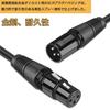 XLR Microphone Cable, 3-Pin XLR Male to Female Microphone Cable, Balanced Stereo XLR Microphone Audio Line Extension for AV Amplifiers, Speakers, and