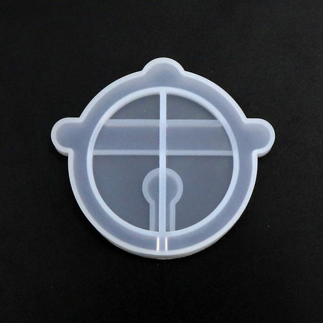 1 buc. Forme din silicon pentru agitator de căpșuni, matriță pentru bijuterii, matriță UV din rășină epoxidică, lanț cheie, pandantiv, artizanat, pentru realizarea de bijuterii, instrument de matriță