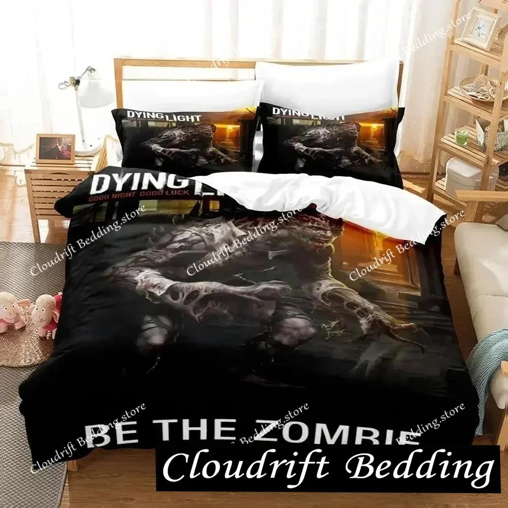 New DYING LIGHT 2 Bedding Set Single Twin Full Queen King Size Bed Set Adult Kid Bedroom Duvet cover Sets 3D Print Game Anime026