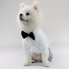 Washable Pet Formal Shirt Creative Puppy Costume Pet Supplies Dog Wedding Suit  For Small Dogs