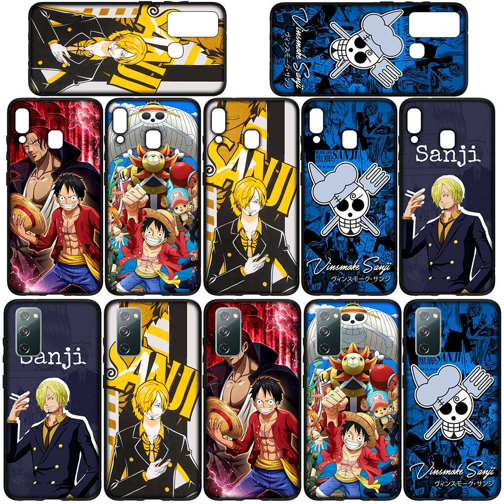 Phone Case for iPhone 17 15 16 Plus X Redmi Note 14 12 11 13 Pro Max Huawei P30 P20 Lite Y9 OPPO A60 A40 A80 A18 A16 A54 Sanji Luffy One Piece Cover