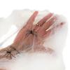 Artificial Spiderweb, White, with Spiders, Halloween Decoration, 4 Spiders