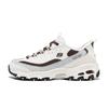 DLites 1.0 Casual Comfort Milk Tea Bear Durable Breathable Low-Top Dad Shoes Women Sneaker White Brown 150537-OWBR
