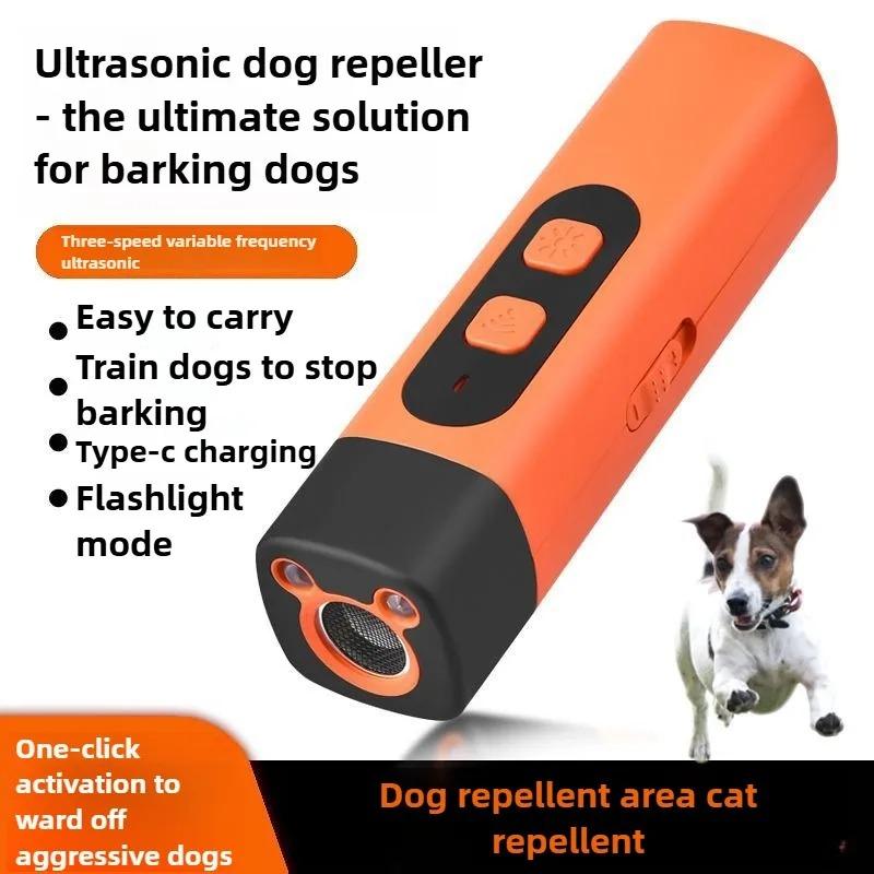 Ultrasonic Bark Stopper,AntiBark Device for Dog,Repeller Barking Devices with LED Light,Stop Bad Behavior Without Screaming Clap