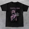 Band-Themen-T-Shirt mit Sängerin Chappell Roan Paare Baumwolle locker sitzend Streetwear-Shirt Unisex-T-Shirts Grafik-T-Shirts