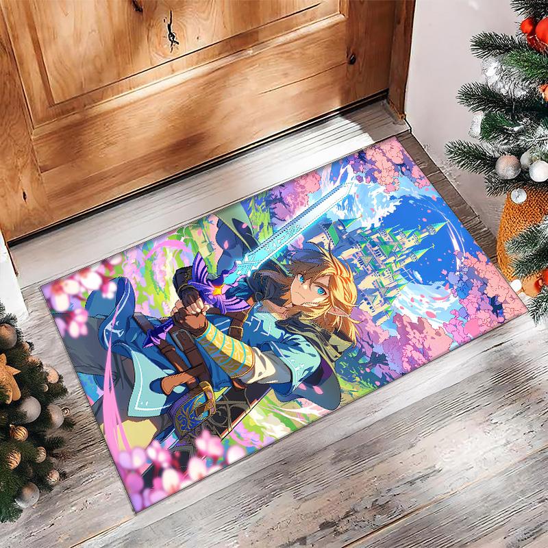 Zelda Crystal Velvet Rug, Soft Anti‑Slip Crystal Velvet Carpet for Living Room Bedroom Home Decor
