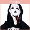 Scream Ghost Latex Mask Horror Costume Accessory For Halloween Parties